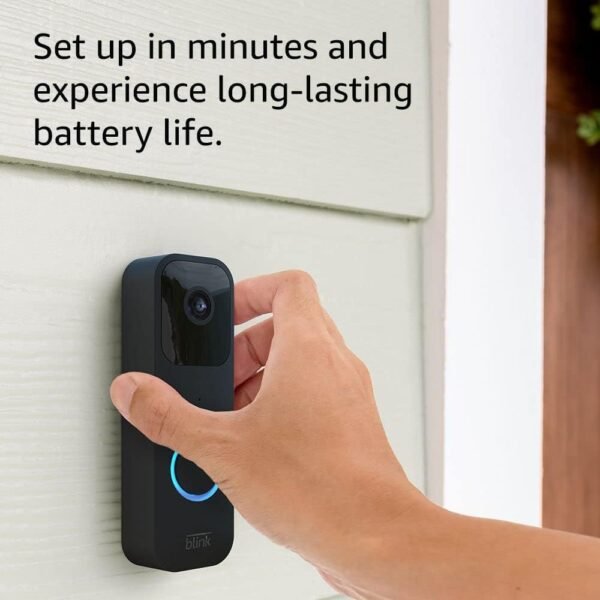 1740961525_51VE1C6BRiL._AC_SL1000_.jpg Blink Video Doorbell (newest model), Two-way audio, HD video, motion and chime app alerts and Alexa enabled — wired or wire-free (Black)