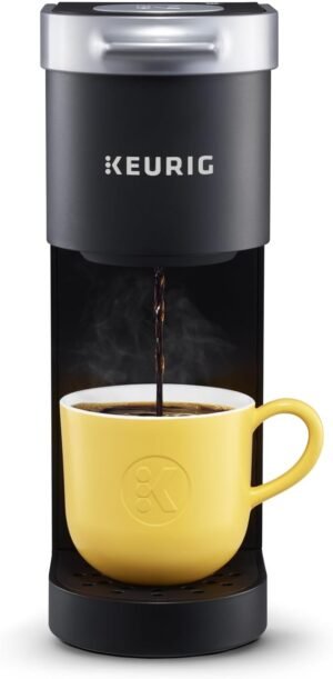 1740966673_61UTFJux1pL._AC_SL1500_.jpg Keurig K-Mini Single Serve K-Cup Pod Coffee Maker, 6 to 12oz Brew size, with Cord Storage, Perfect for Small Spaces, Black