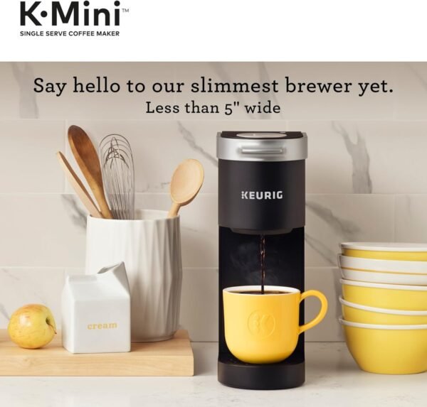 1740966674_71tYACPicQL._AC_SL1500_.jpg Keurig K-Mini Single Serve K-Cup Pod Coffee Maker, 6 to 12oz Brew size, with Cord Storage, Perfect for Small Spaces, Black