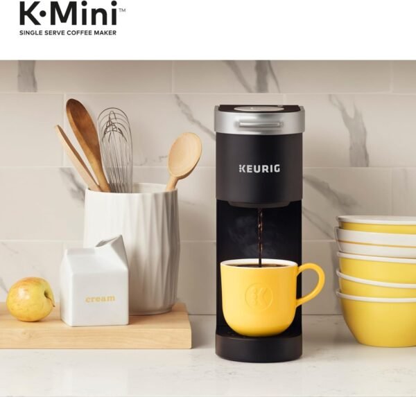 1740966678_7124u8gLMZL._AC_SL1500_.jpg Keurig K-Mini Single Serve K-Cup Pod Coffee Maker, 6 to 12oz Brew size, with Cord Storage, Perfect for Small Spaces, Black