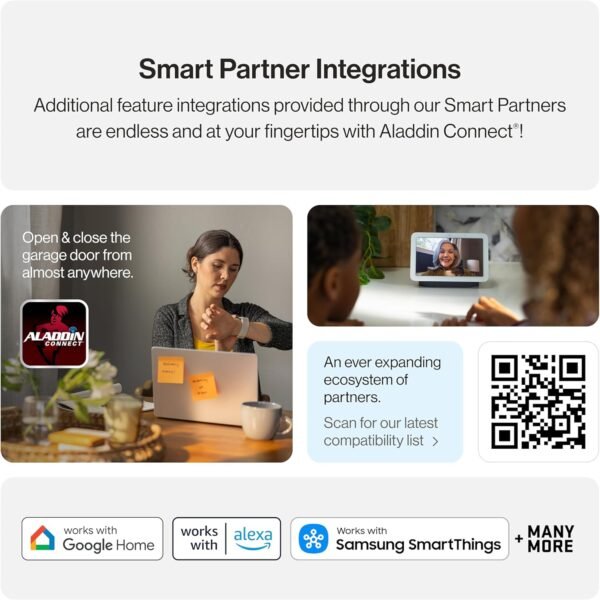 1741185279_810eeneQtpL._AC_SL1500_.jpg Genie StealthDrive 7155 Connect Smartphone-Controlled Belt Drive Garage Door Opener - 1 Each