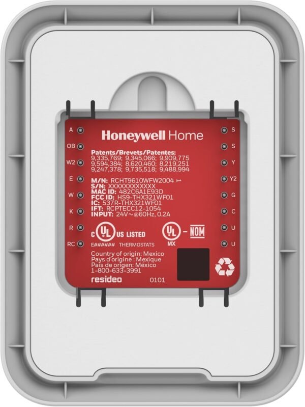 1741226872_71mZvUygZEL._AC_SL1500_.jpg Honeywell Home T9 WIFI Smart Thermostat, Smart Room Sensor Ready, Touchscreen Display, Alexa and Google Assist