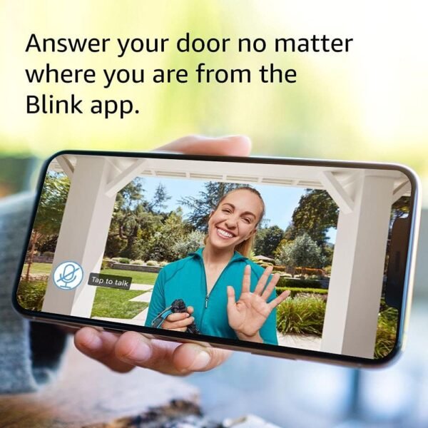 1742164472_61asMf-3pTL._AC_SL1000_.jpg Blink Video Doorbell (newest model) + Sync Module 2 | Two-year battery life, Two-way audio, HD video, motion and chime app alerts and Alexa enabled — wired or wire-free (White)