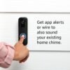 1742164472_61zzicZVjJL._AC_SL1000_.jpg Blink Video Doorbell (newest model) + Sync Module 2 | Two-year battery life, Two-way audio, HD video, motion and chime app alerts and Alexa enabled — wired or wire-free (White)