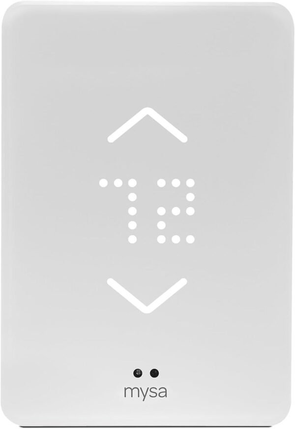 Mysa Smart Thermostat for Electric Baseboard Heaters 240V | Remote Control with 100% Free APP | Easy Install | HomeKit, Alexa, Google Home | Wi-Fi Programmable | Temp. & Humidity Alerts