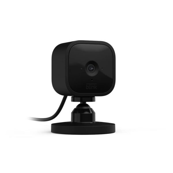 41UlY9ofudL._SL1000_.jpg Blink Mini - Compact indoor plug-in smart security camera, 1080p HD video, night vision, motion detection, two-way audio, easy set up, Works with Alexa – 1 camera (Black)