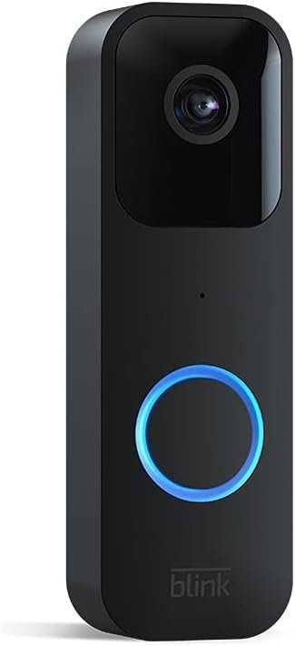 41te-uzWxDL._AC_SL1000_.jpg Blink Video Doorbell (newest model), Two-way audio, HD video, motion and chime app alerts and Alexa enabled — wired or wire-free (Black)