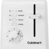 Cuisinart 2-Slice Toaster, Compact, White, CPT-122