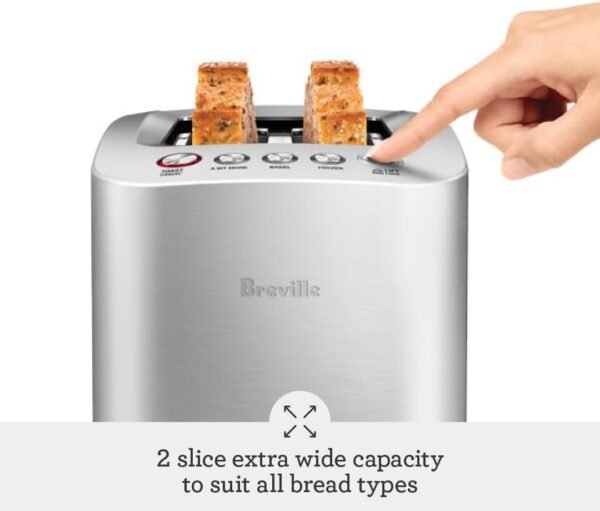 5140blhBZ8L._AC_SL1080_.jpg Breville Die-Cast Smart Toaster, 2-Slice, Brushed Stainless Steel