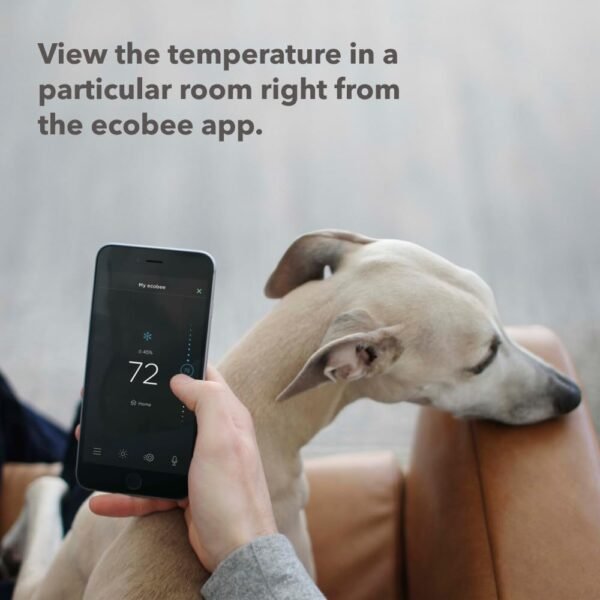51H3HNIYXmL._AC_SL1000_.jpg ecobee Smart Sensor 2 Pack - Comfort, Security, Energy Savings - Smart Home - Compatible with ecobee Smart Thermostats for Home