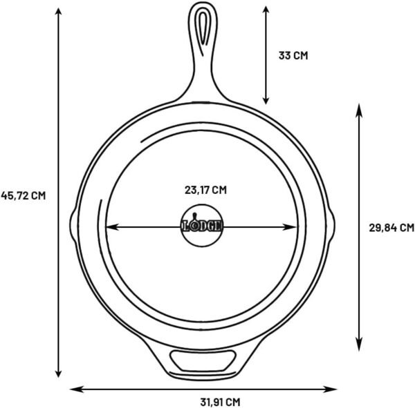 51HEFJBHj-L._AC_SL1250_.jpg Lodge Cast Iron Skillet with Red Silicone Hot Handle Holder, 12-inch
