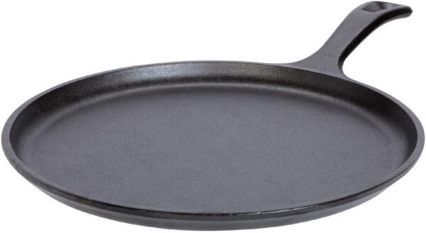 51KE9uTvSnL._AC_SL1500_.jpg Lodge L9OG3 Cast Iron Round Griddle, Pre-Seasoned, 10.5-inch