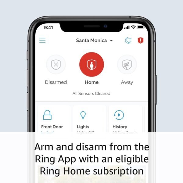51OF0BKziaL._SL1000_.jpg Ring Video Doorbell Wired (newest model), Use Two-Way Talk, advanced motion detection, HD camera and real-time alerts to monitor your front door (wiring required)