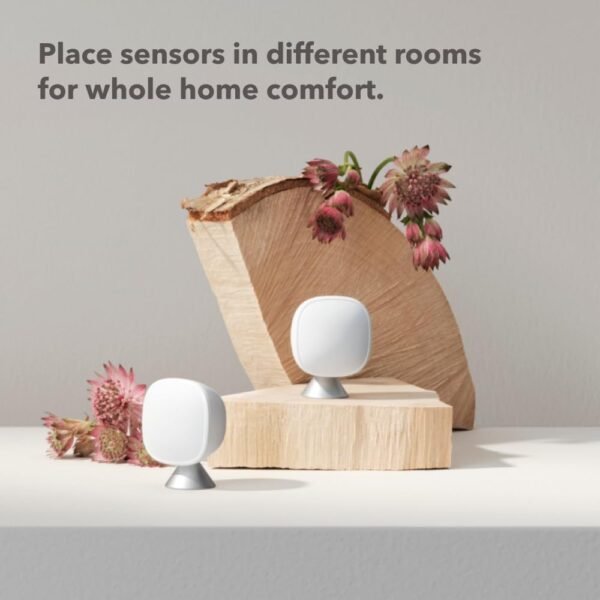 51QI1WiWWyL._AC_SL1000_.jpg ecobee Smart Sensor 2 Pack - Comfort, Security, Energy Savings - Smart Home - Compatible with ecobee Smart Thermostats for Home