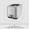 51RFYPx5U7L._AC_SL1080_.jpg Breville Die-Cast Smart Toaster, 2-Slice, Brushed Stainless Steel