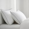 Hotel Collection Bed Pillows for Sleeping 2 Pack Standard Size Cooling Pillows Set of 2 for Back, Stomach or Side Sleepers, Super Soft Down Alternative Microfiber Filled Pillows