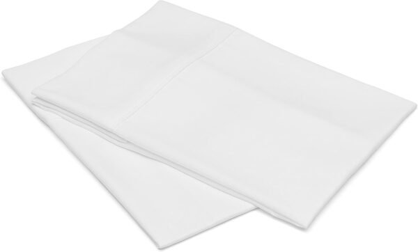 51YPGB6NmL._AC_SL1500_.jpg Amazon Basics Standard Pillow Cases Set of 2 - Lightweight, Super Soft Easy Care Microfiber, Bright White, 30" L x 20" W, Pillows Not Included