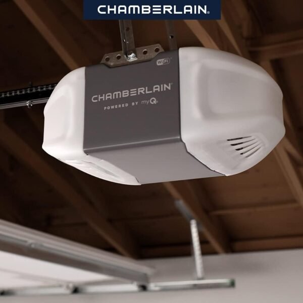 Chamberlain C2405 MYQ Smart Garage Door Opener, Chain Drive, 1/2-HP Motor, Dual Light - Quantity 1