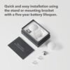 51jbF51M5WL._AC_SL1000_.jpg ecobee Smart Sensor 2 Pack - Comfort, Security, Energy Savings - Smart Home - Compatible with ecobee Smart Thermostats for Home