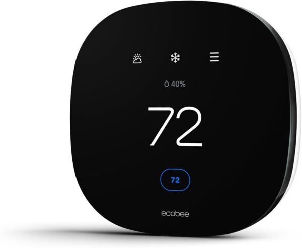 51qozB9MtpL._AC_SL1500_.jpg Ecobee3 Lite Smart Thermostat - Programmable Wifi Thermostat - Works with Siri, Alexa, Google Assistant - Energy Star Certified - DIY Install, Black