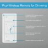 61FxmHdkL._AC_SL1000_.jpg Lutron Pico Remote for Caseta Smart Dimmer Switch, 3-Button Control with Raise/Lower and Preset Lighting Level, For Table Top or Wallmount Use, PJ2-3BRL-WH-L01R, White
