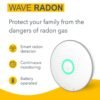 6102oBWKX8L._SL1500_.jpg Airthings 2950 Wave Radon - Smart Radon Detector with Humidity & Temperature Sensor – Easy-to-Use – Accurate – No Lab Fees – Battery Operated - Free App