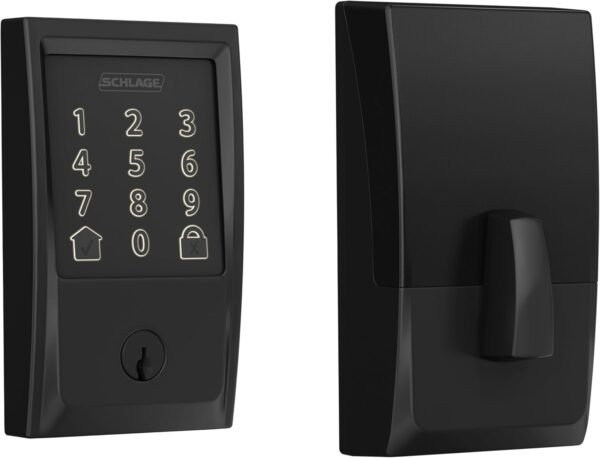 617X510hE8L._AC_SL1500_.jpg Schlage Encode Smart Wi-Fi Deadbolt with Century Trim in Matte Black