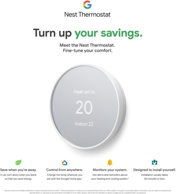 618buohhw3L._AC_SL1499_.jpg Google Nest Thermostat - Smart Thermostat for Home - Programmable Wifi Thermostat - Charcoal