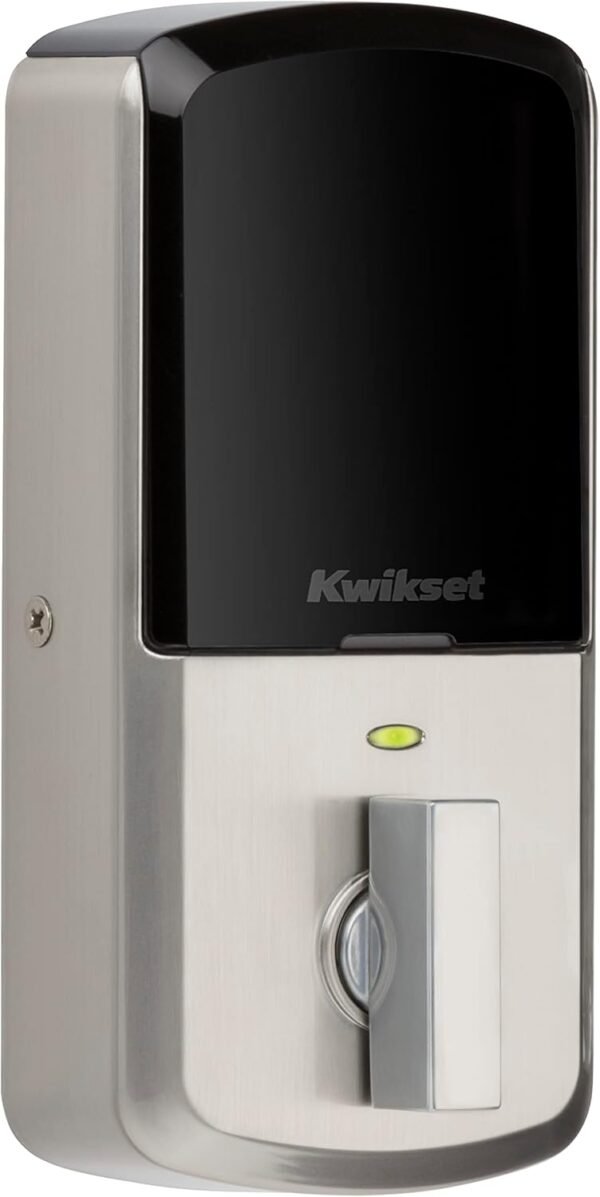 Kwikset Halo Wi-Fi Smart Lock, Keyless Entry Door Deadbolt, Geofence Auto-Unlock, Grade AAA Certified, No Hub Easy Install, Satin Nickel Lifetime Finish Warranty, Touchscreen
