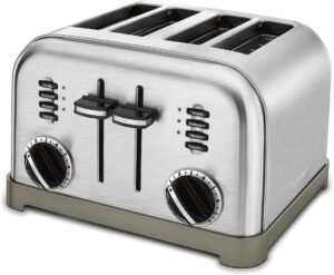 619XRJYbFL._AC_SL1173_.jpg Cuisinart 4 Slice Toaster Oven, Brushed Stainless, CPT-180P1