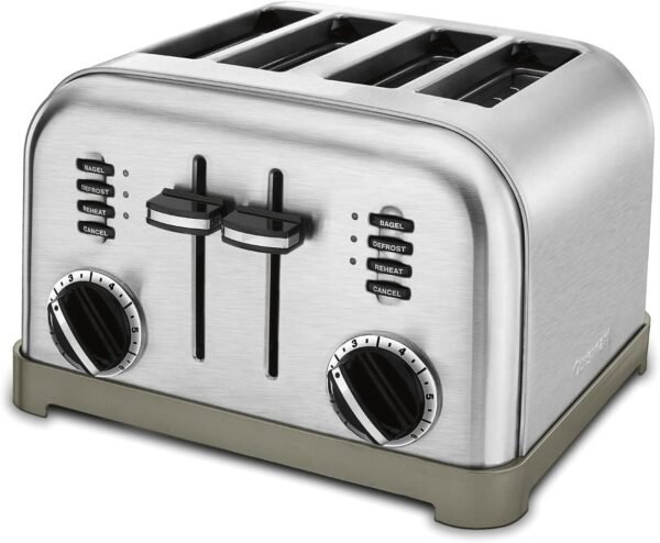 619XRJYbFL._AC_SL1173_.jpg Cuisinart 4 Slice Toaster Oven, Brushed Stainless, CPT-180P1