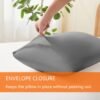 61AtiTBpGxL._AC_SL1500_.jpg Full Comforter Set Grey, 3 Pieces Lightweight All Season Solid Bedding Comforters Sets, Down Alternative Comforter Bed Set Quilt Blanket, (86x82In Comforter & 2 Pillowcases),Gray
