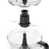 61CsojwKiSL._AC_SL1500_.jpg BLACK+DECKER Food Processor and Vegetable Chopper, Stainless Steel Blade, 8-Cup Capacity, 450W Power with Attachments to Shred, Slice, Mince, Grind, and Puree