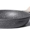 CAROTE Nonstick Frying Pan Skillet,Non Stick Granite Fry Pan Egg Pan Omelet Pans, Stone Cookware Chef's Pan, PFOA Free,Induction Compatible(Classic Granite, 8-Inch)