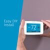 61EVxHP91GL._AC_SL1200_.jpg EMERSON Sensi Touch Wi-Fi Smart Thermostat with Touchscreen Color Display, Works with Alexa, Energy Star Certified, C-wire Required, ST75W , White