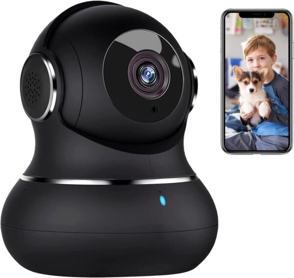 61GJd-Jue9L._AC_SL1500_.jpg litokam 2K Indoor Security Camera, 360° Cameras for Home Security Indoor with Motion Detection, Pet Cam with Phone App, Baby Monitor-Night Vision