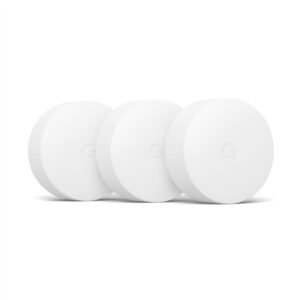 61HCxzABIgL._AC_SL1500_.jpg Google Nest Temperature Sensor 3 Count Pack - Nest Thermostat Sensor - Nest Sensor That Works with Nest Learning Thermostat and Nest Thermostat E - Smart Home