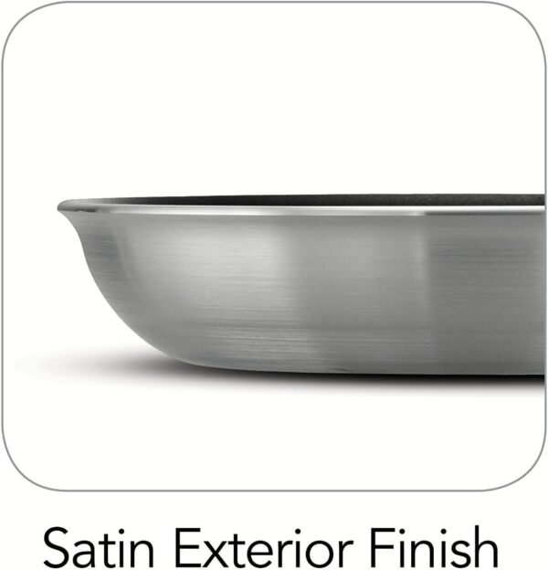 Tramontina Professional 10-Inch Non Stick Frying Pan, Heavy-Gauge Aluminum Skillet with Reinforced Nonstick Coating, Red Handle, Dishwasher and Oven Safe