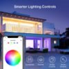 61HlNsHpUML._AC_SL1000_.jpg Kasa Smart Light Bulbs, Full Color Changing Dimmable Smart WiFi Bulbs Compatible with Alexa and Google Home, A19, 9W 800 Lumens,2.4Ghz only, No Hub Required, 4 Count (Pack of 1), Multicolor (KL125P4)