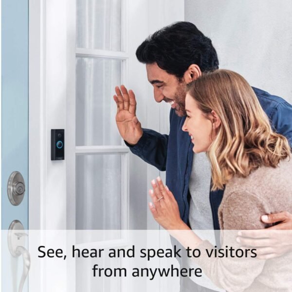 61Jv96s0p5L._SL1000_.jpg Ring Video Doorbell Wired (newest model), Use Two-Way Talk, advanced motion detection, HD camera and real-time alerts to monitor your front door (wiring required)