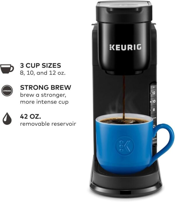 61S5vP7z-L._AC_SL1500_.jpg Keurig K-Express Single Serve K-Cup Pod Coffee Maker, 3 Brew Sizes, Strong Button Feature, 42oz Removable Reservoir, Black
