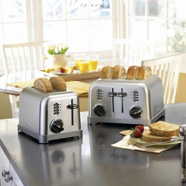 61SVBvm9d1L._AC_SL1200_.jpg Cuisinart 4 Slice Toaster Oven, Brushed Stainless, CPT-180P1