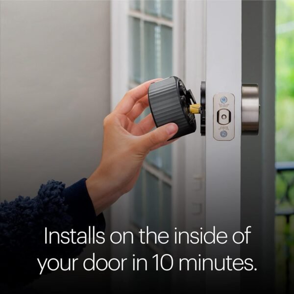 61ScXvtLhL._AC_SL1500_.jpg August Home Wi-Fi Smart Lock & Keypad – Keyless Entry Door Lock, Remote Access, & Smart Home Integration – Matte Black
