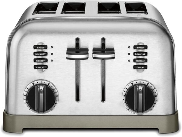 61TdSemeutL._AC_SL1160_.jpg Cuisinart 4 Slice Toaster Oven, Brushed Stainless, CPT-180P1