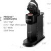61Tpke2y69L._AC_SL1500_.jpg Keurig K-Express Single Serve K-Cup Pod Coffee Maker, 3 Brew Sizes, Strong Button Feature, 42oz Removable Reservoir, Black
