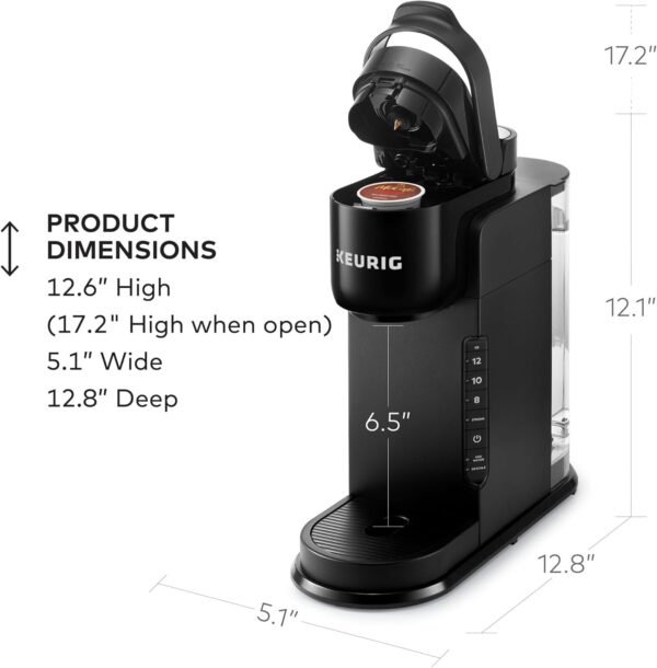 61Tpke2y69L._AC_SL1500_.jpg Keurig K-Express Single Serve K-Cup Pod Coffee Maker, 3 Brew Sizes, Strong Button Feature, 42oz Removable Reservoir, Black