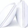 61V9onEzzWL._AC_SL1500_.jpg viewstar Pillows Queen Size Set of 2, Hotel Quality, Down Alternative Gusseted Bed Pillows for Side, Back, or Stomach Sleepers, White