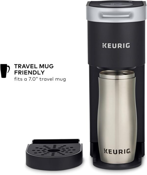 61VwVxiGi0L._AC_SL1500_.jpg Keurig K-Mini Single Serve K-Cup Pod Coffee Maker, 6 to 12oz Brew size, with Cord Storage, Perfect for Small Spaces, Black