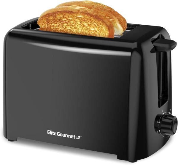 61YpntUyfQL._AC_SL1500_.jpg Elite Gourmet ECT1027B Cool Touch Toaster with 6 Temperature Settings & Extra Wide 1.25" Slots for Bagels, Waffles, Specialty Breads, Puff Pastry, Snacks, ETL Certified, 2 Slices, Black