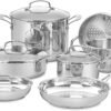 61c04TQQ2sL._AC_SL1500_.jpg Cuisinart 11-Piece Cookware Set, Chef's Classic Stainless Steel Collection 77-11G